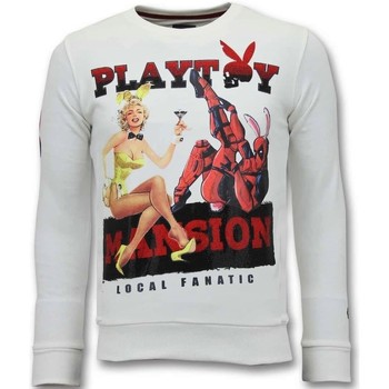 textil Herr Sweatshirts Lf The Playtoy Sion W Vit
