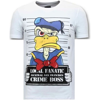 textil Herr T-shirts Lf T Exclusive Alcatraz Prisoner W Vit