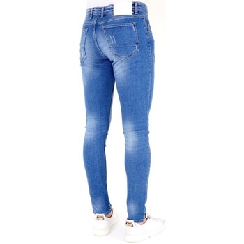 Lf Jeans Färgstänk Bla Blå