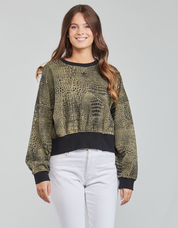 textil Dam Sweatshirts adidas Originals SWEATER Svart