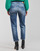 textil Dam Mom jeans Le Temps des Cerises 400/18 BASIC Blå