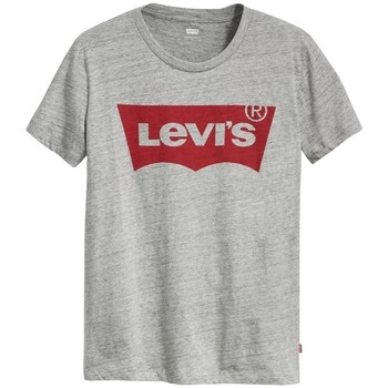 textil Dam T-shirts Levi's The Perfect Tee Grå