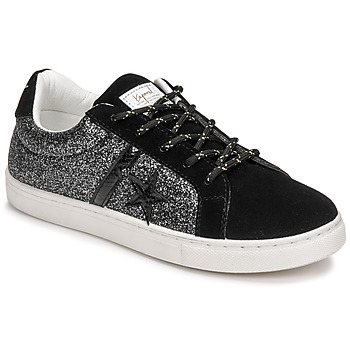 Skor Dam Sneakers Kaporal TRINITY Svart / Glitter