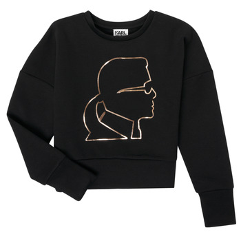 textil Flickor Sweatshirts Karl Lagerfeld CORNALINE Svart