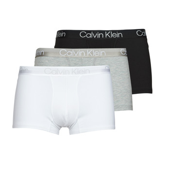 Underkläder Herr Boxershorts Calvin Klein Jeans TRUNK X3 Svart / Grå / Vit