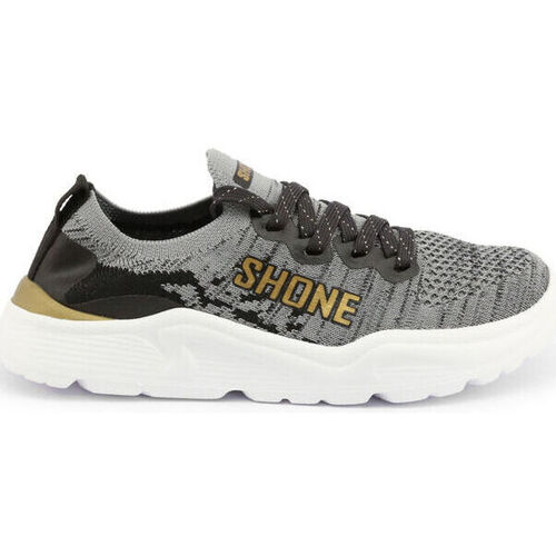 Skor Herr Sneakers Shone 155-001 Grey/Gold Grå