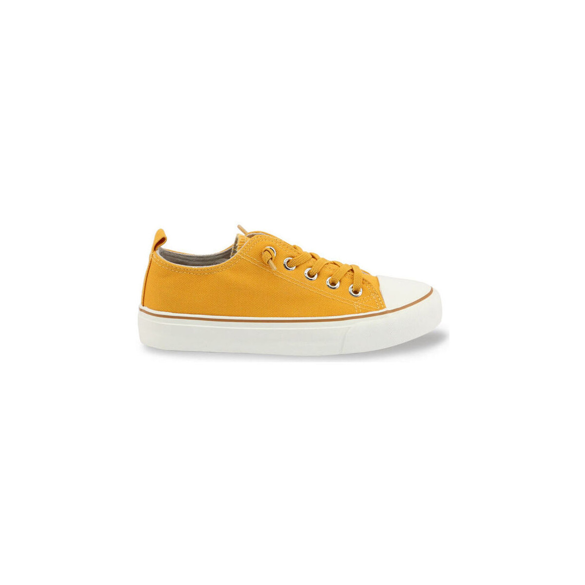 Skor Herr Sneakers Shone 292-003 Mustard Gul