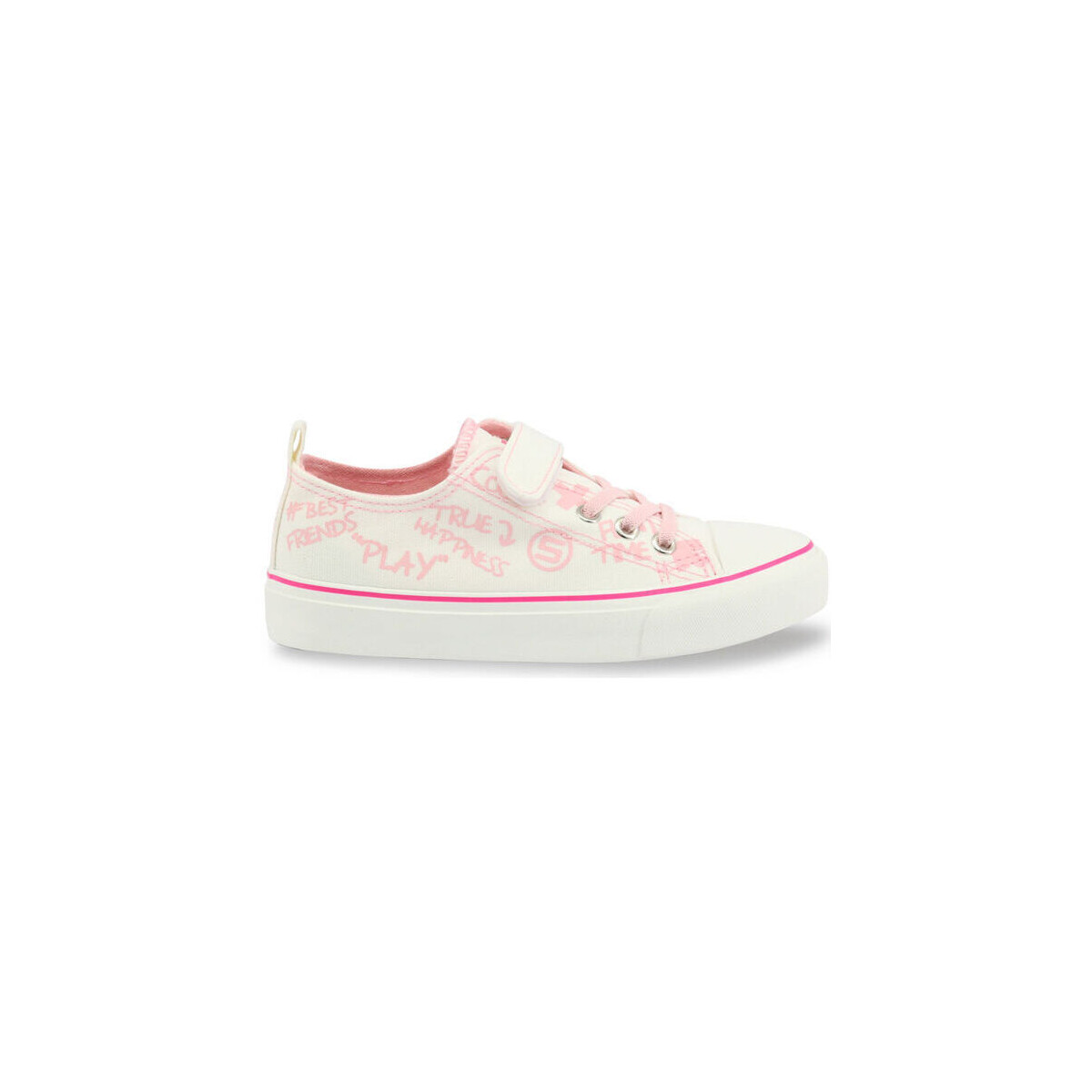 Skor Herr Sneakers Shone 291-002 White/Pink Vit
