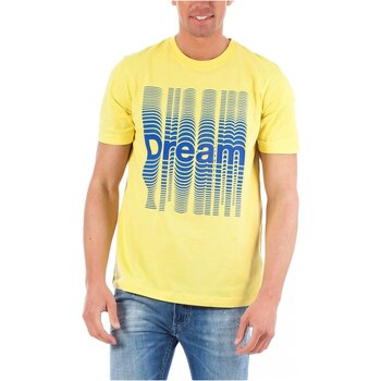 textil Herr T-shirts Diesel T-JUST-SE Gul