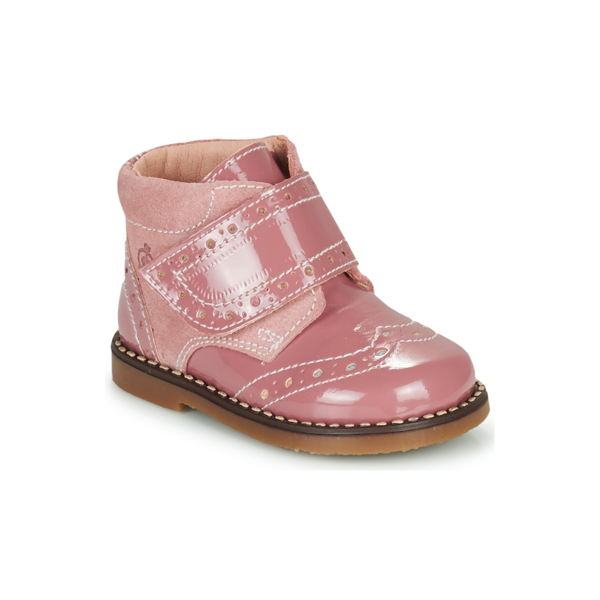 Skor Flickor Boots Citrouille et Compagnie PROYAL Rosa / Lack