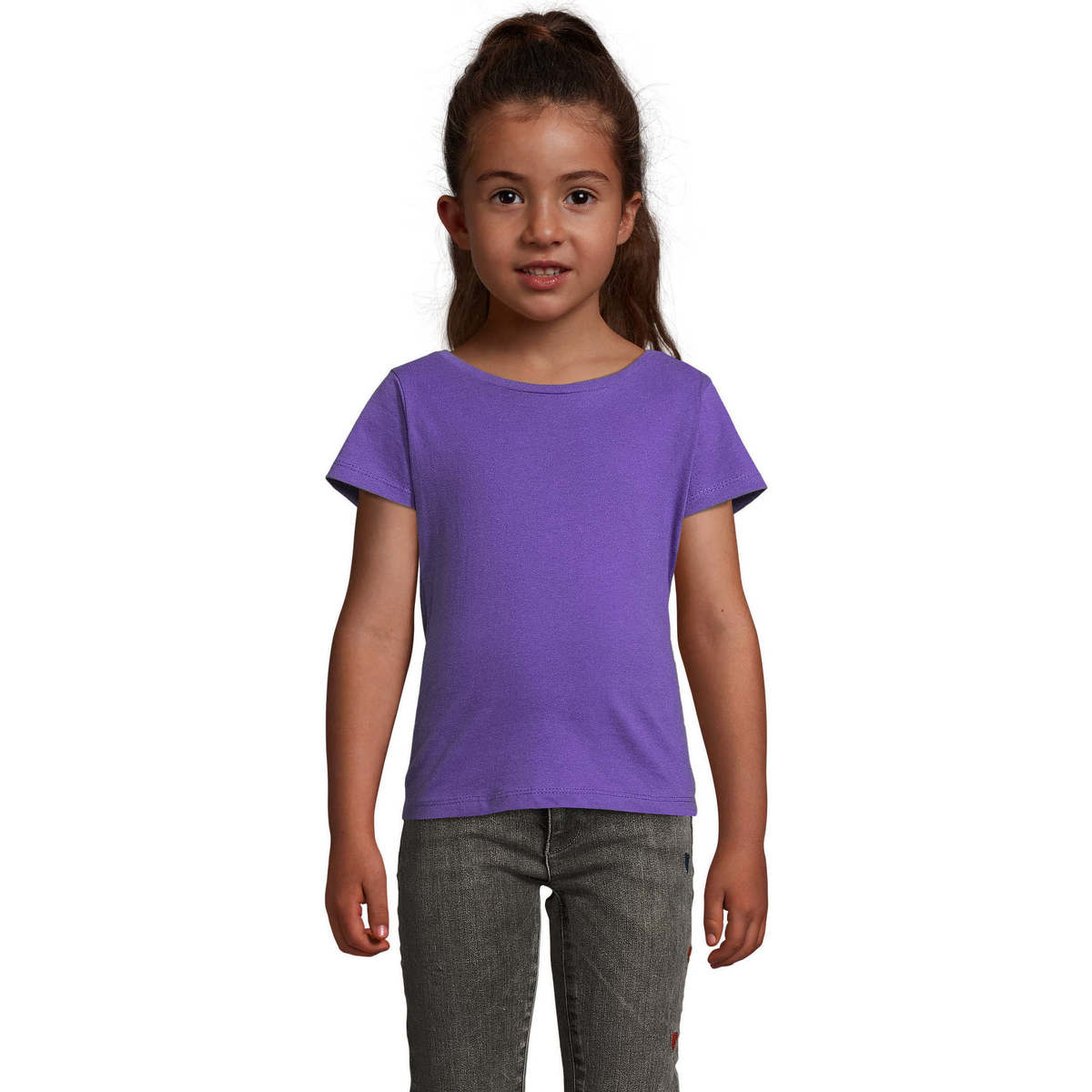textil Barn T-shirts Sols CHERRY Morado Oscuro Violett
