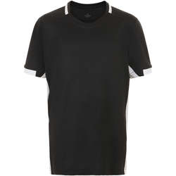 textil Pojkar T-shirts Sols CLASSICOKIDS Negro Blanco Svart