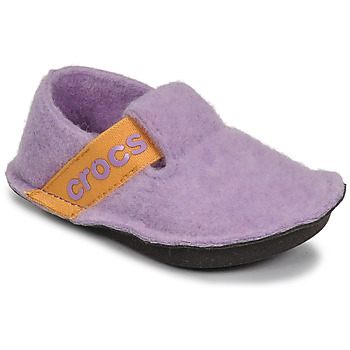 Skor Flickor Tofflor Crocs CLASSIC SLIPPER K Violett / Gul