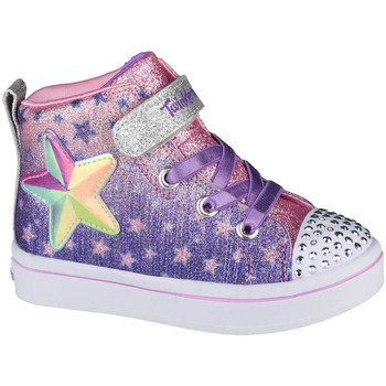 Skor Flickor Sneakers Skechers Twi-Lites Lil Starry Gem Violett
