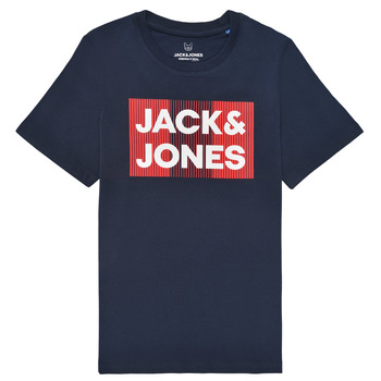 textil Pojkar T-shirts Jack & Jones JJECORP LOGO TEE SS Marin