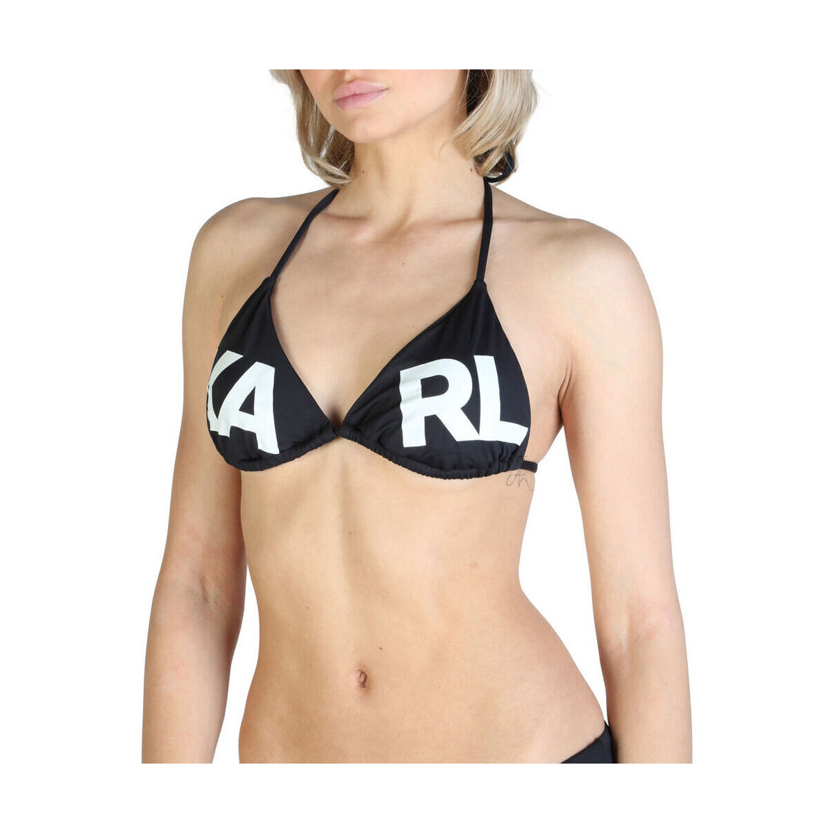 textil Dam Bikinibyxa / Bikini-bh Karl Lagerfeld - kl21wtp05 Svart