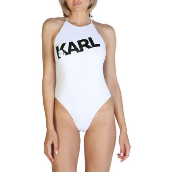 textil Dam Bikinibyxa / Bikini-bh Karl Lagerfeld - kl21wop03 Vit