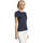 textil Dam T-shirts Sols Camiseta IMPERIAL FIT color French Marino Blå