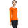 textil Dam Långärmade T-shirts Sols Camiseta imperial Women Orange
