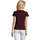 textil Dam T-shirts Sols Camiseta IMPERIAL FIT color Borgoña Bordeaux