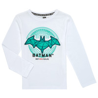textil Pojkar Långärmade T-shirts TEAM HEROES  TEE BATMAN Vit