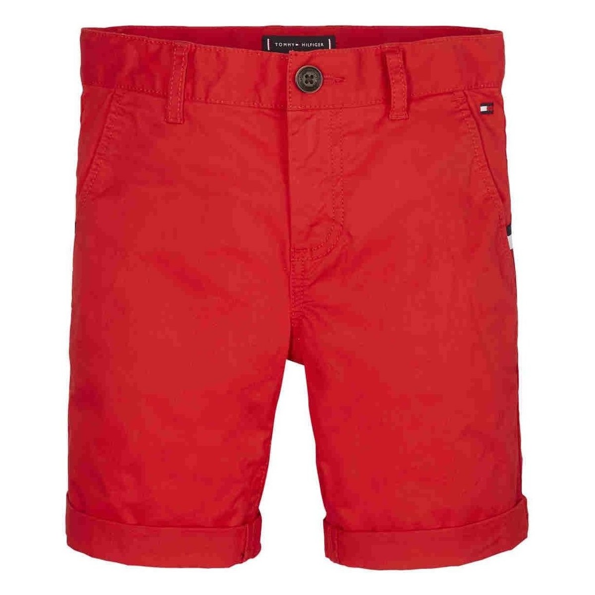 textil Pojkar Shorts / Bermudas Tommy Hilfiger  Röd