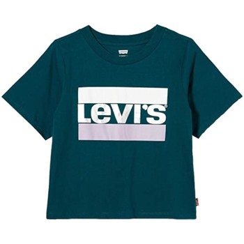 textil Flickor T-shirts Levi's  Grön