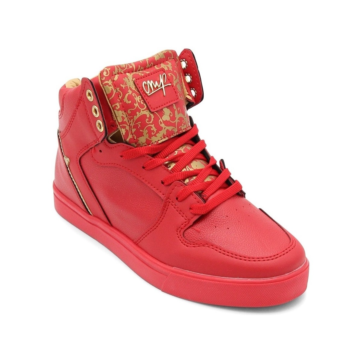 Skor Herr Sneakers Cash Money Sneakers Majesty Red Gold Röd