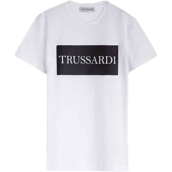 textil Herr T-shirts Trussardi 52T00500-1T003605 Vit