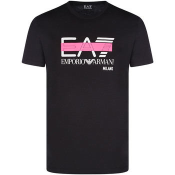 textil Herr T-shirts Ea7 Emporio Armani 3KPT32 PJ7CZ Svart