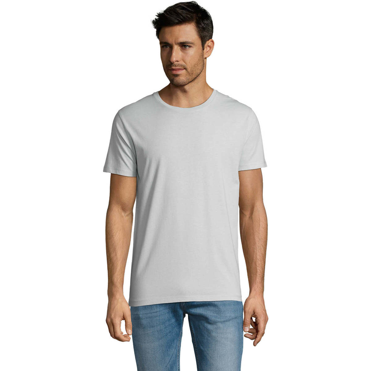 textil Herr T-shirts Sols Martin camiseta de hombre Blå