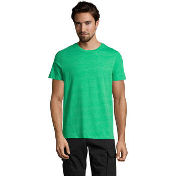 textil Herr T-shirts Sols Mixed Men camiseta hombre Grön