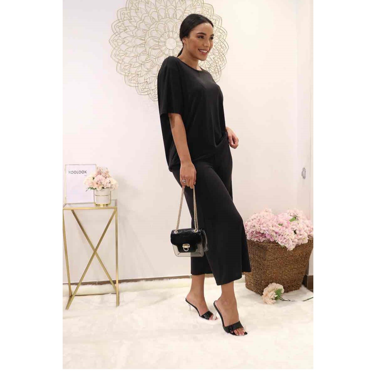 textil Dam Blusar Fashion brands 9159-BLACK Svart
