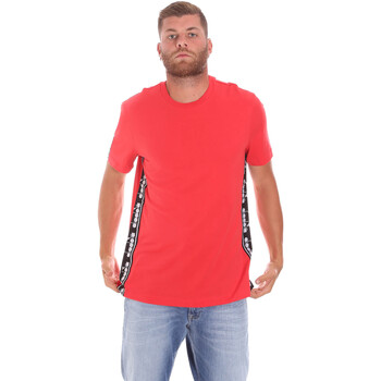 textil Herr T-shirts Diadora 502176631 Röd