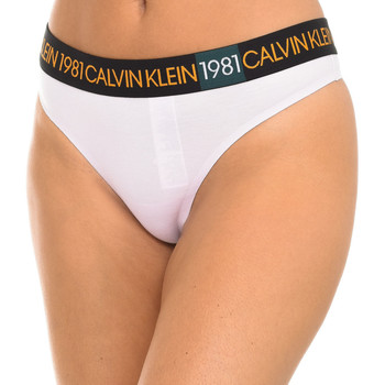 Underkläder Dam Tanga Calvin Klein Jeans QF5448E-7JX Rosa
