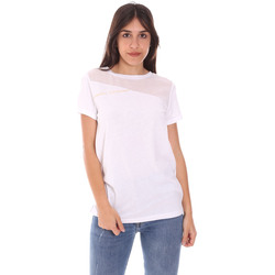 textil Dam T-shirts Ea7 Emporio Armani 3KTT34 TJ4PZ Vit