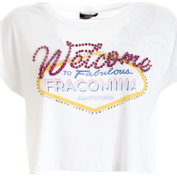 textil Dam T-shirts Fracomina FS21ST3015J406N5 Vit