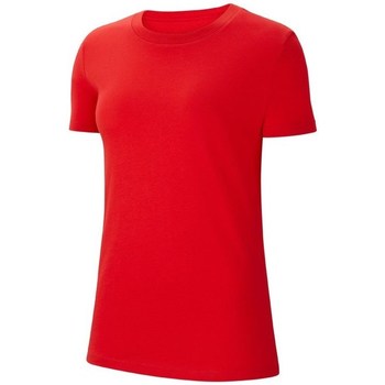 textil Dam T-shirts Nike Wmns Park 20 Röd