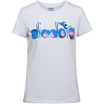 textil Dam T-shirts Diadora 502176088 Vit
