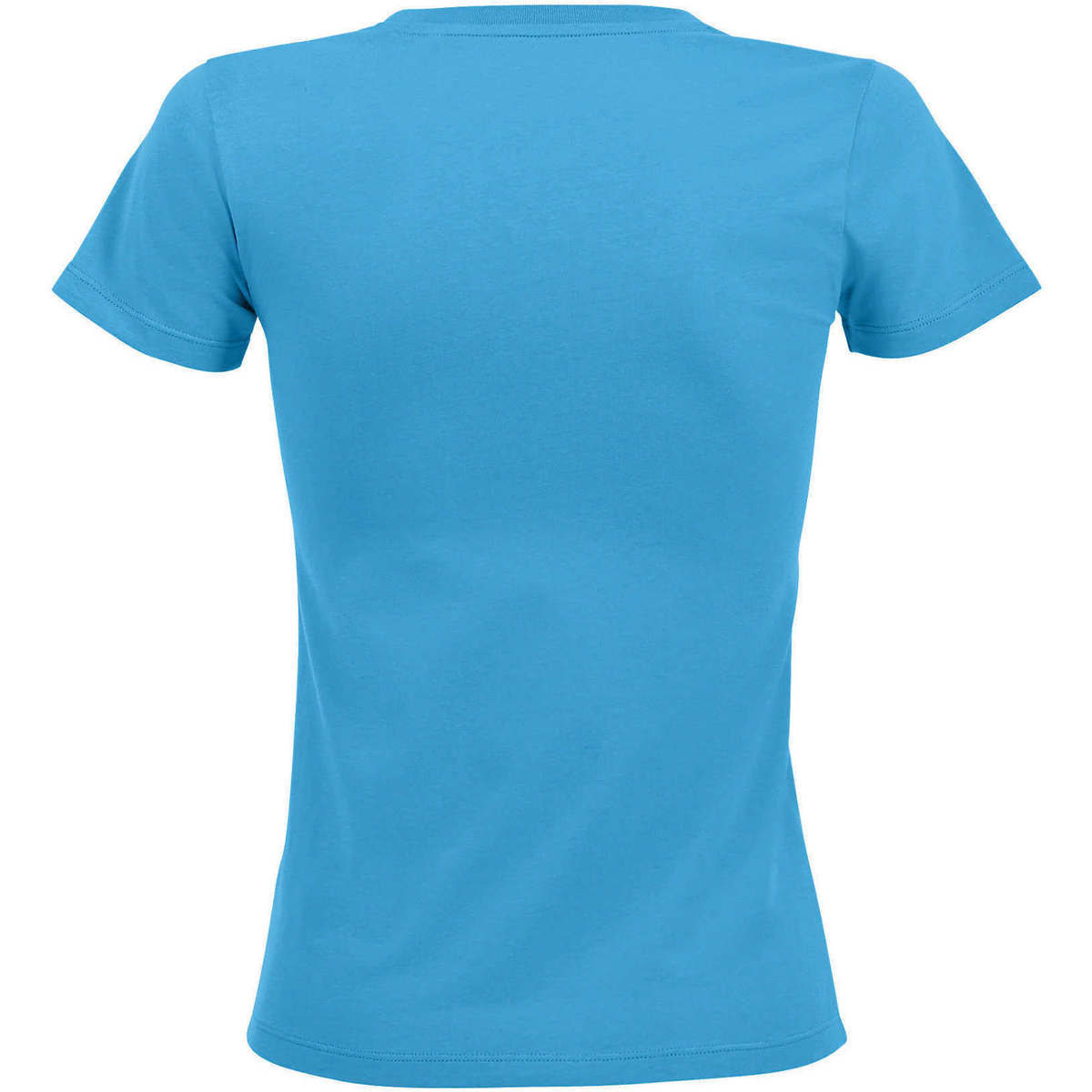 textil Dam T-shirts Sols REGENT FIT CAMISETA MANGA CORTA Blå