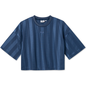 textil Dam T-shirts Fila 688498 Blå