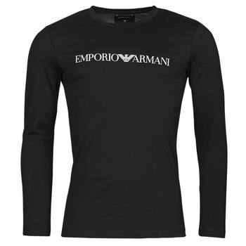 textil Herr Långärmade T-shirts Emporio Armani 8N1TN8 Svart
