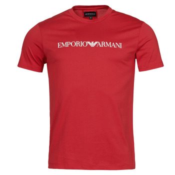 textil Herr T-shirts Emporio Armani 8N1TN5 Röd