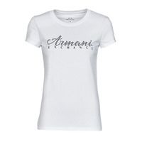 textil Dam T-shirts Armani Exchange 8NYT91 Vit