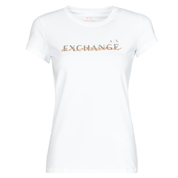 textil Dam T-shirts Armani Exchange 3LYTKD Vit