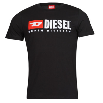 textil Herr T-shirts Diesel T-DIEGOR-DIV Svart