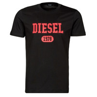 textil Herr T-shirts Diesel T-DIEGOR-K46 Svart