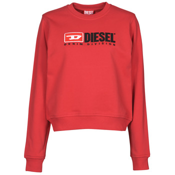 textil Dam Sweatshirts Diesel F-REGGY-DIV Röd