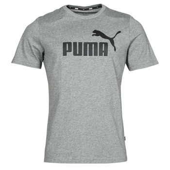 textil Herr T-shirts Puma ESS LOGO TEE Grå
