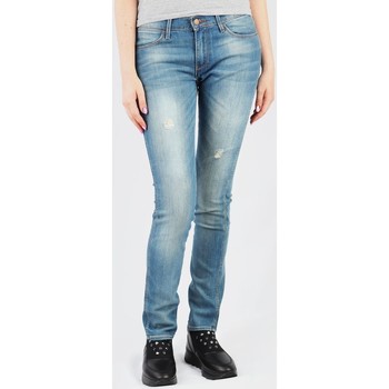 textil Dam Skinny Jeans Wrangler Corynn W25FJJ59B Blå